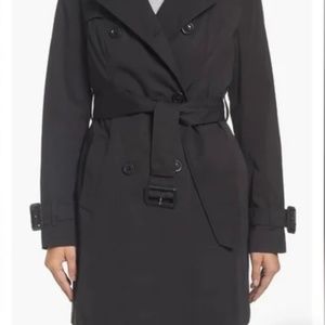 London Fog Hooded Trench Coat